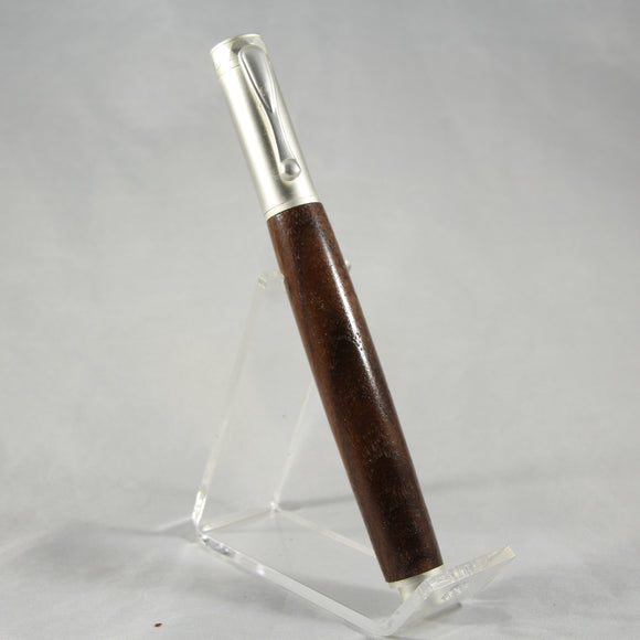MR-D Magnetic Rollerball Walnut With Satin Chrome Trim