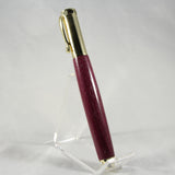 MR-H Magnetic Rollerball Purpleheart With Gold Trim