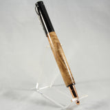 MRR-I Magnetic Rifle Rollerball Curly Maple With Gun Metal Trim