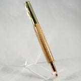 MRR-AA Magnetic Rifle Rollerball Hickory With Gold Trim
