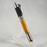 R-AD Revolver Osage Orange Click Pen With Antique Pewter Trim