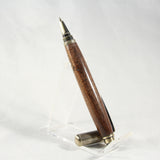 RR-ABB Rollester Walnut Rollerball Pen With Antique Brass Trim