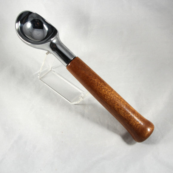 IC-AAF Ice Cream Scoop Sapele With Stainless Steel