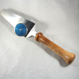 PC-CE Pizza Cutter and Server Red Oak  With Stainless Steel
