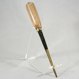 L-AC Letter Opener Ambrosia Maple With Gold Trim - Short