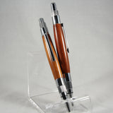 MPS-EG Stratus Click Pen and 2mm Pencil Red Heart With Chrome Trim and Case