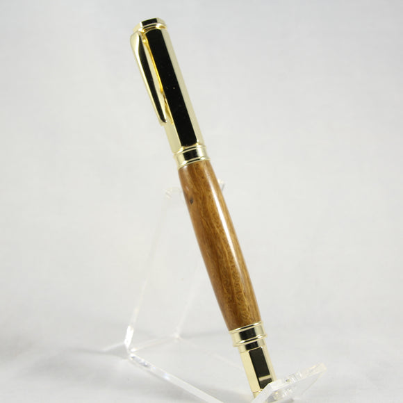 VR-AFF Vertex Lignum Vitai Rollerball With Gold Trim