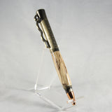 LA-BH Lever Action Spalted Maple Pen With Antique Bronze Trim