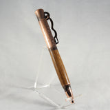 LA-BI Lever Action Teak Pen With Antique Rose Trim