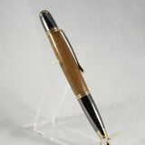 G-FO Gatsby Walnut Twist Pen With Gold and Gun Metal Trim