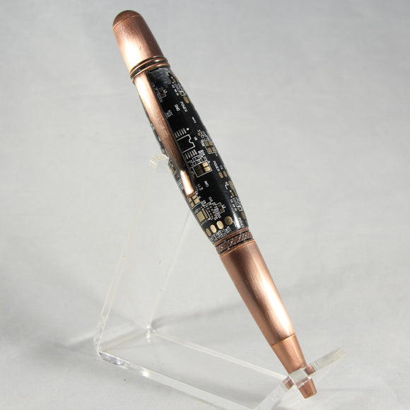 GA-AB Gatsby Twist Acrylic Computer Board with Rose Gold Trim