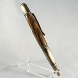 G-GD Gatsby Bocote Twist Pen With Antique Brass Trim