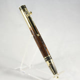 GS-BF Gear Shift Bocote Pen With Gold Trim