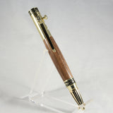 GS-DD Gear Shift Walnut Pen With Gold Trim