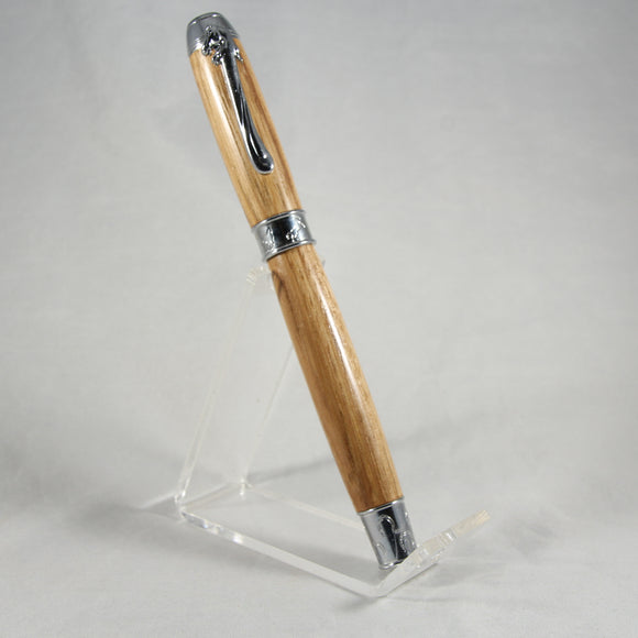 HR-A Horse Rollerball Ambrosia Maple With Chrome TrimHorse Rollerball Ambrosia Maple With Chrome Trim