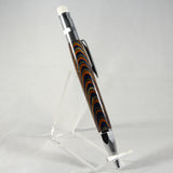 MP-FB 2mm Tan/Blue/Orange Laminate Mechanical Pencil With Chrome Trim