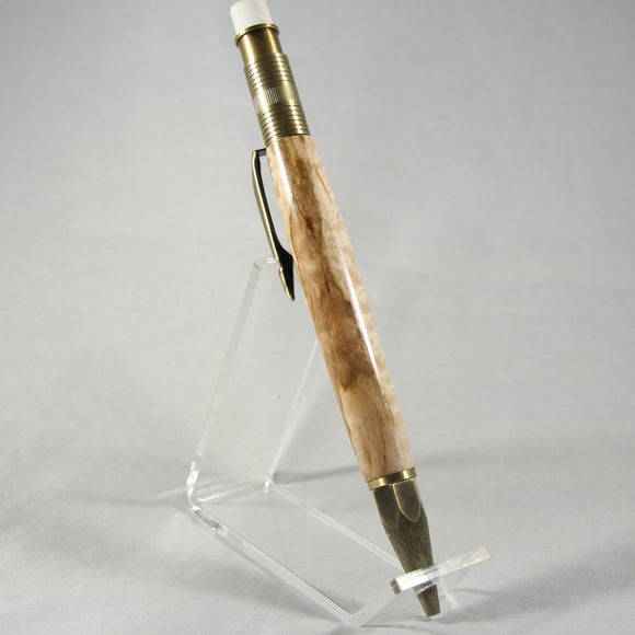 MP-FC 2mm Ambrosia Maple Mechanical Pencil With Antique Brass Trim