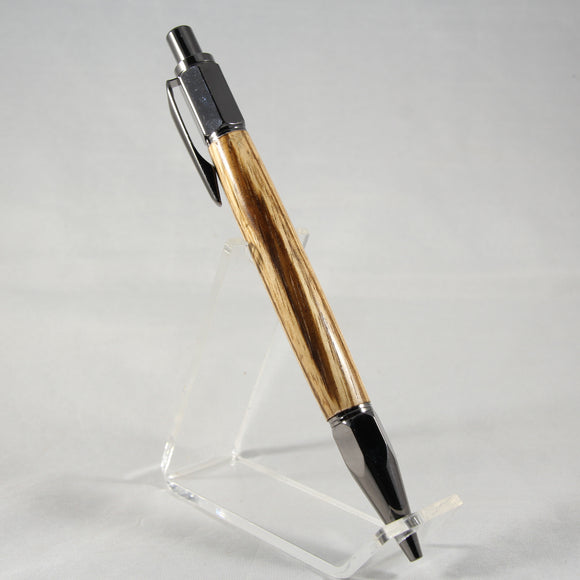 VXP-D Vertex 2mm Click Pencil Zebrawood With Gun Metal Trim
