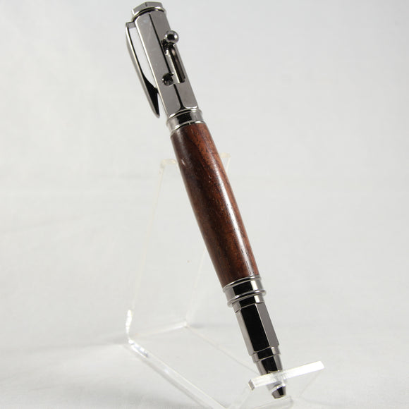 VB-C Vertex East Indian Rosewood Bolt Action Pen With Gun Metal Trim