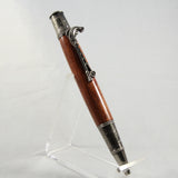 FF-DH Fishing Bubinga Twist Pen With Pewter Trim