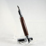 VF-FF Vertex Rosewood Fountain Pen With Chrome Trim