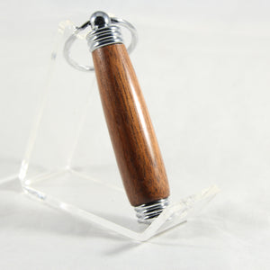 K-AIF Key Chain Walnut With Chrome Trim