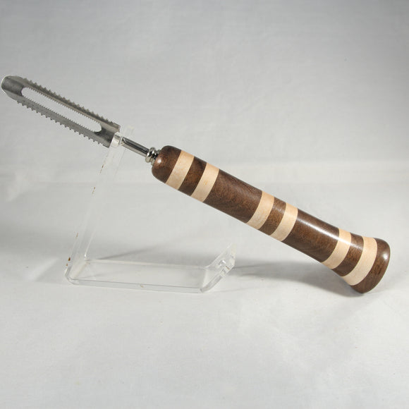 VP-AA Vegetable or Fruit Peeler Walnut and Maple With Stainless Steel