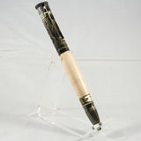 BW-G Birdwatcher Maple Lever Action Pen with Antique Brass Trim