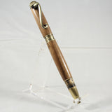 CL-CI Cat Lover Walnut Twist Pen With Antique Brass Trim