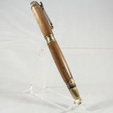 CL-CI Cat Lover Walnut Twist Pen With Antique Brass Trim