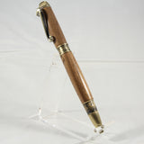 CL-CI Cat Lover Walnut Twist Pen With Antique Brass Trim