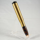 CP-AA 50 Caliber Twist Pen Blue, Gray and Orange Laminate With Gun Metal Trim