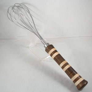 WK-AE Whisk Walnut and Maple With Stainless Steel