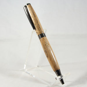 CF-BEA Comfort Spalted Maple Twist Pen With Gun Metal Trim