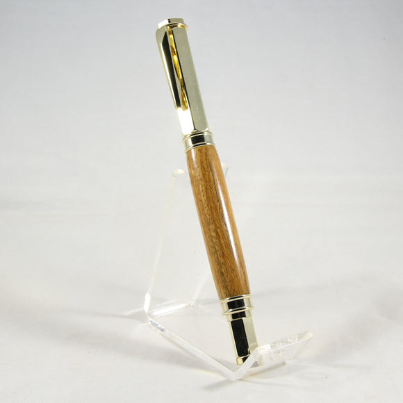 VR-AGE Vertex Lignum Vitai Rollerball With Gold Trim