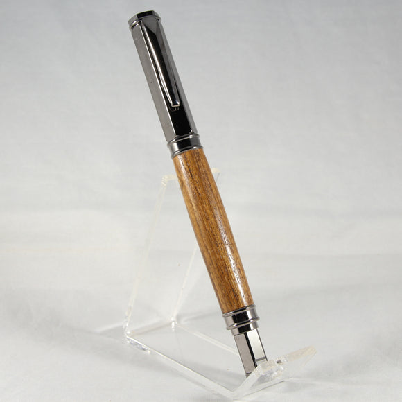 VR-AGH Vertex Teak Rollerball With Gun Metal Trim