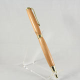 S-BHI Slimline Cherry Twist Pen with Gold Trim
