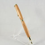 S-BHI Slimline Cherry Twist Pen with Gold Trim