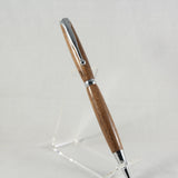 S-BIE Slimline Walnut Twist Pen with Chrome Trim