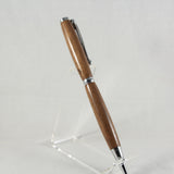 S-BIE Slimline Walnut Twist Pen with Chrome Trim