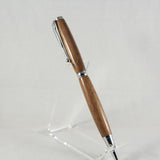 S-BIE Slimline Walnut Twist Pen with Chrome Trim