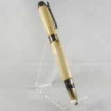 CL-DA Cat Lover Crepe Cyrtle Twist Pen With Antique Brass Trim