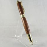CL-DC Cat Lover Walnut Twist Pen With Gold Trim