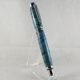 ER-AG Executive Rollerball Blue Box Elder With Chrome Trim