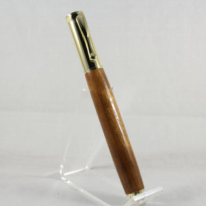 MF-F Magnetic Fountain Pen Teak With Gold Trim