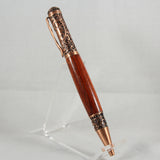 LP-H Love Padauk Twist Pen With Antique Copper Trim