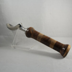 IC-ABE Ice Cream Scoop Cherry, Walnut & Oak With Stainless Steel