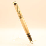CL-DD Cat Lover Ambrosia Maple Twist Pen With Antique Brass Trim