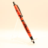 S-CAB Slimline Click Red and Black Acrylic with Gun Metal Trim