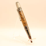 DV-CG Da Vinci Bocote Twist Pen with Antique Pewter Trim